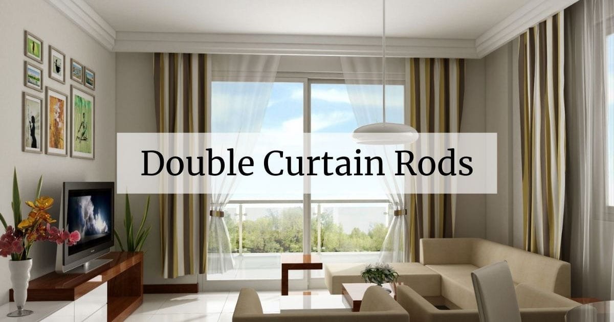 Double Window Curtains Rod