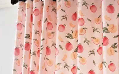 Peach Blackout Curtains