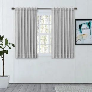 Short Window Curtains for Living Room