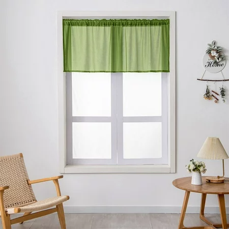 Short Window Curtains for Living Room